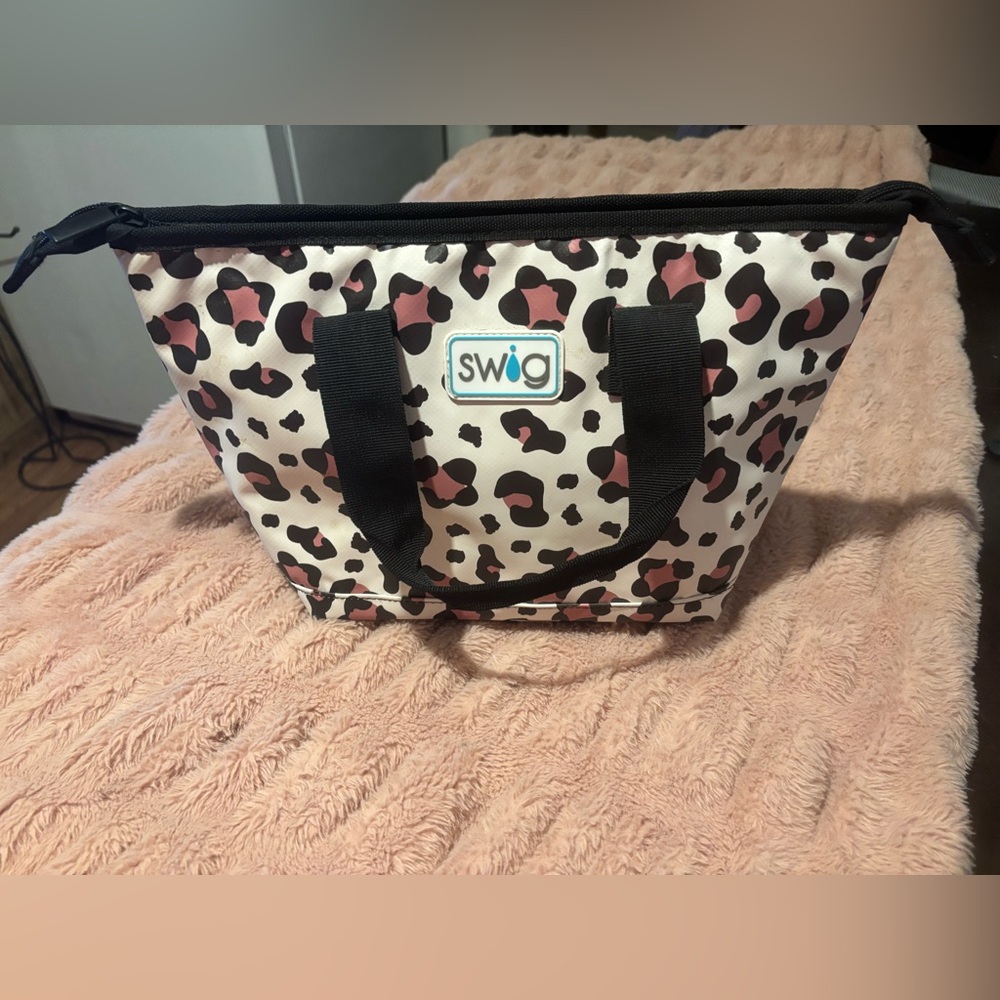 Leopard Print Swig Lunch Bag